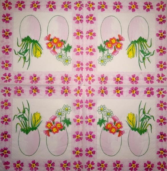 050 Eier, Ostereier - WIDA - 35x35cm